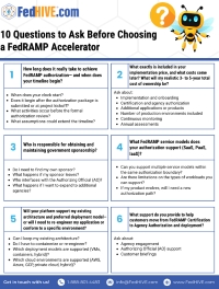 10 Questions To Ask Before Choosing a FedRAMP Accelerator