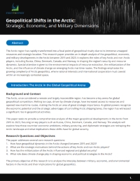 Geopolitical Shifts in the Arctic: Strategic, Economic, and Military Dimensions