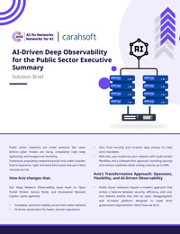 AI-Driven Deep Observability for the Public Sector Executive Summary