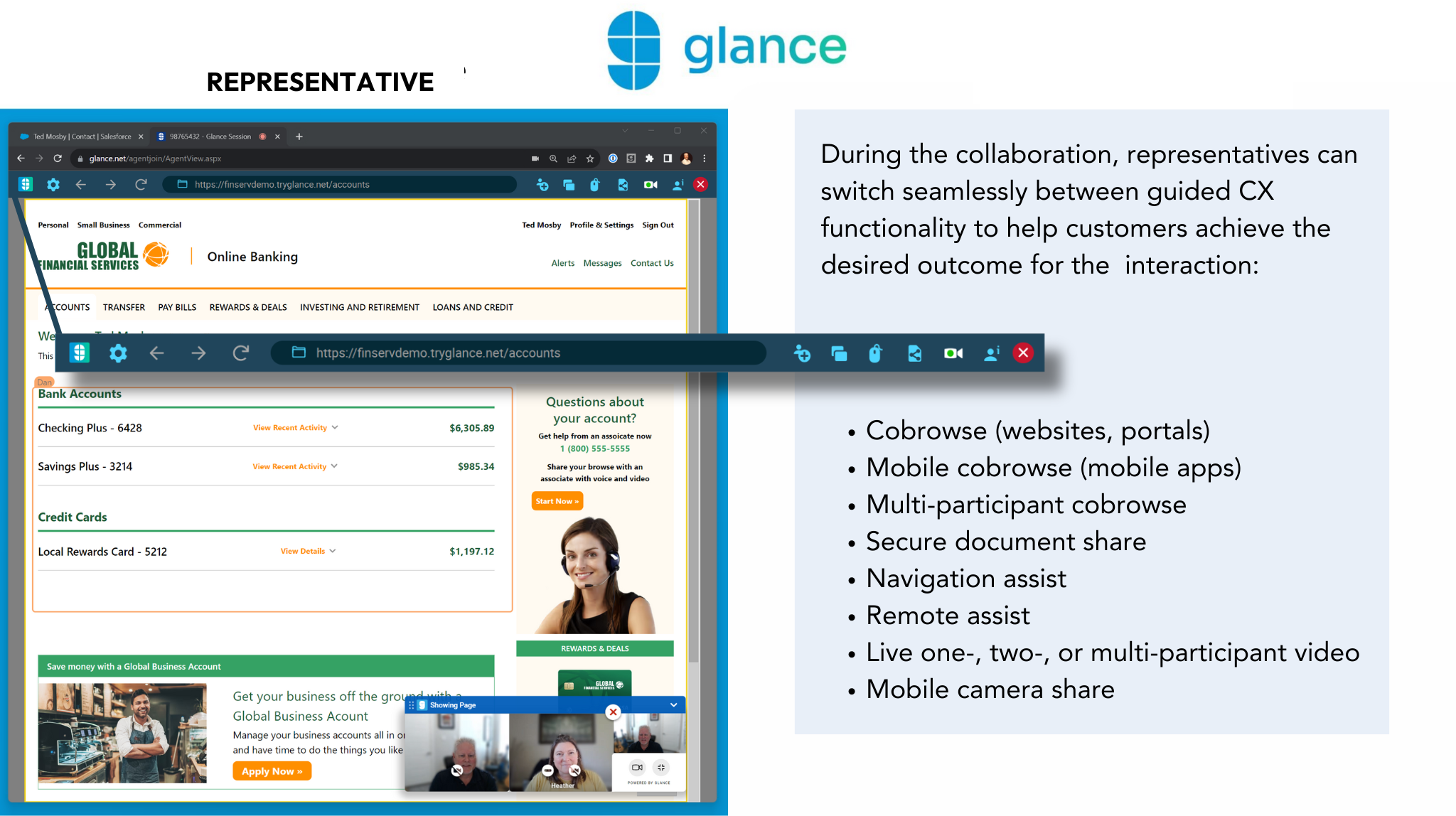 A Breadth of Guided CX Capabilities with Glance
