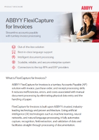 ABBYY FlexiCapture for Invoices