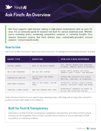 Ask Finch Overview