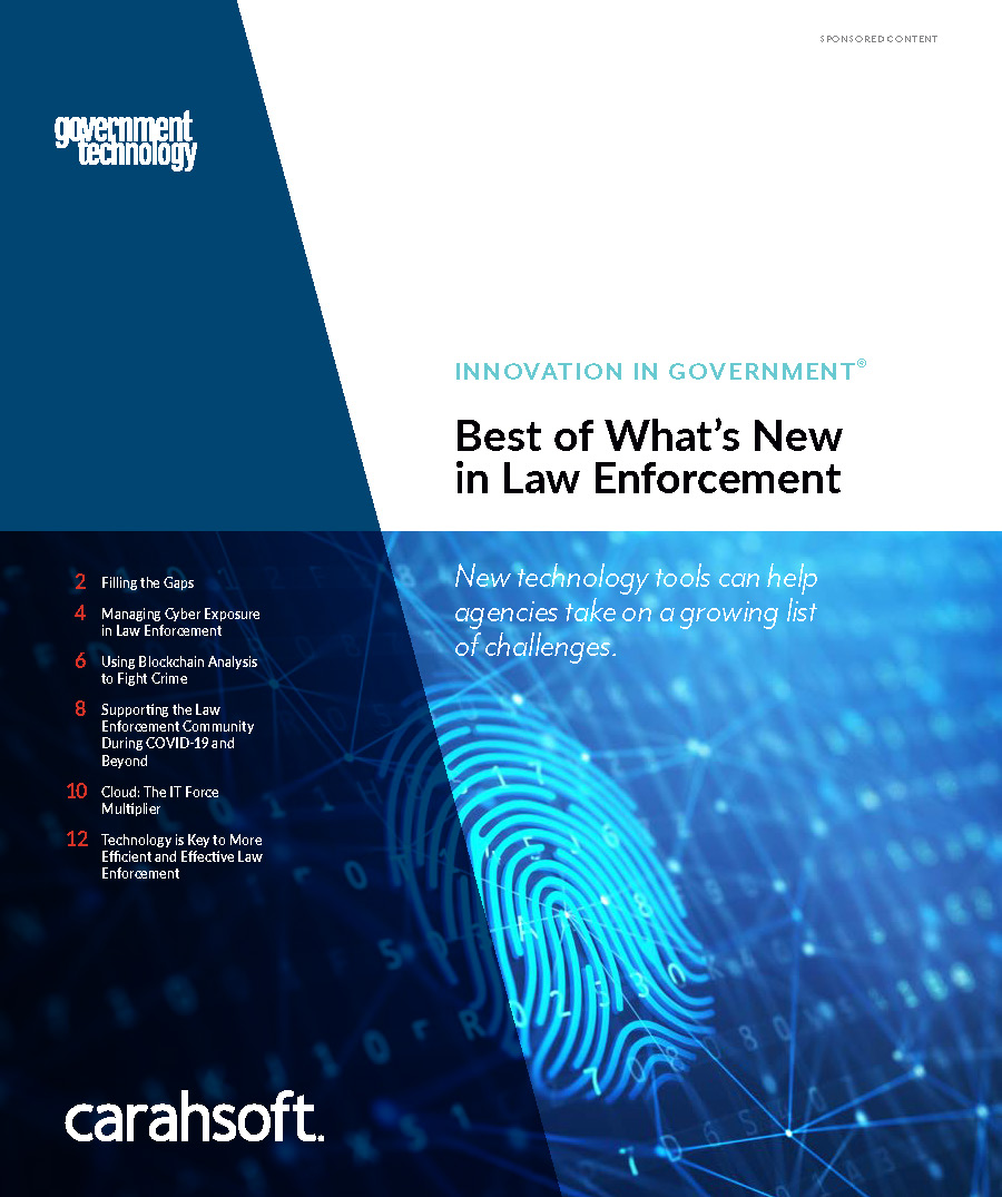 GovTech law enforcement report cover