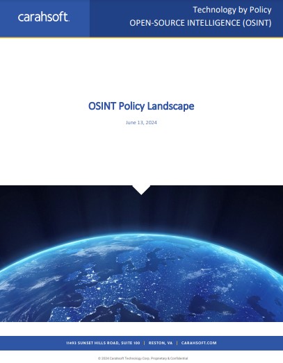 OSINT Policy Landscape