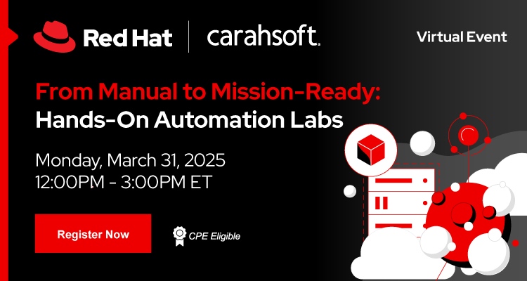 From Manual to Mission-Ready: Hands-On Automation Labs Event Banner