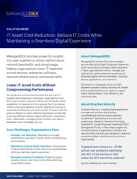IT Asset Cost Reduction: Reduce IT Costs While Maintaining a Seamless Digital Experience