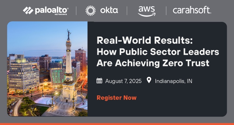 Real-World Results: How Public Sector Leaders Are Achieving Zero Trust Event Banner