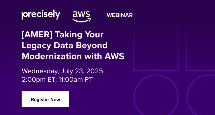 [AMER] Taking Your Legacy Data Beyond Modernization with AWS Event Banner