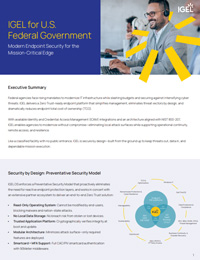 Modern Endpoint Security for the Mission-Critical Edge Solution Brief