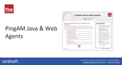PingAM Java & Web Agents