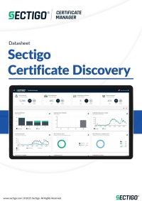 Sectigo Certificate Discovery Datasheet