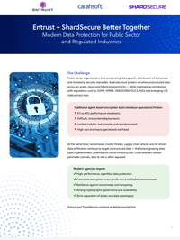 Entrust + ShardSecure Better Together: Modern Data Protection for Public Sector and Regulated Industries