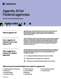 Agentic AI for Federal Agencies