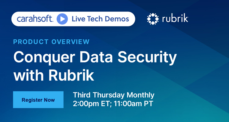 Large Rotating Banner Rubrik Weekly Demos 2024