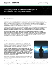 Applying Force Protection Intelligence to Modern Security Operations