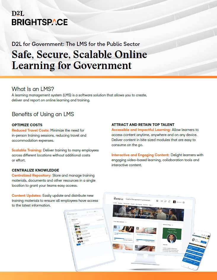 Safe, Secure, Scalable Online Learning for Government