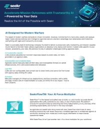 Accelerate Mission Outcomes with Trustworthy AI—Powered by Your Data