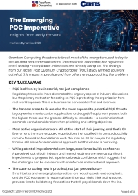 The Emerging PQC Imperative