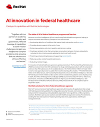 AI Innovation in Federal Healthcare