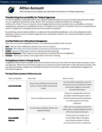 AtHoc Account: Reinventing Accountability and Operational Precision for Federal Agencies