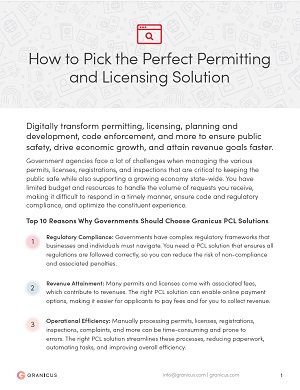 How to Pick the Perfect Permitting and Licensing Solution