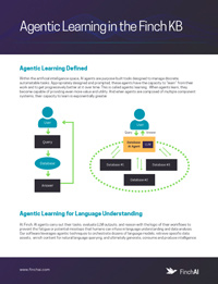 Agnetic Learning in the Finch KB