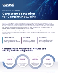 Consistent Protection for Complex Networks