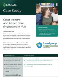 Child Welfare and Foster Care Engagement Hub