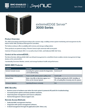extremeEdge Server™ 3000 Series