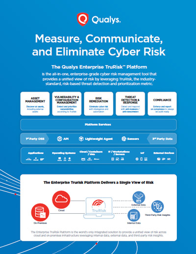 Solution Brief: Qualys Enterprise TruRisk™ Platform