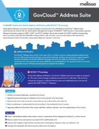 GovCloud™ Address Suite