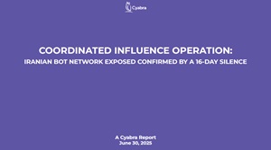 Coordinated Influence Operation: Iranian Bot Network Exposed Confirmed By A 16-Day Silence