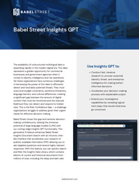 Babel Street Insights GOT