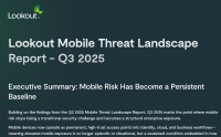 Lookout Mobile Threat Landscape Report - Q3 2025