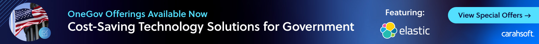 OneGov Offerings Available Now: Cost-Saving Technology Solutions for Government – Featuring Elastic - View Special Offers