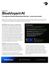 BlueVoyant AI: The Agentic AI Behind BlueVoyant SecOps—Now in Your Hands