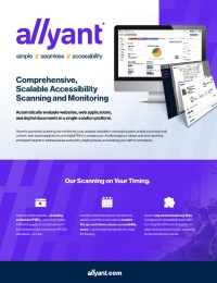 Comprehensive, Scalable, Accessibility Scanning and Monitoring