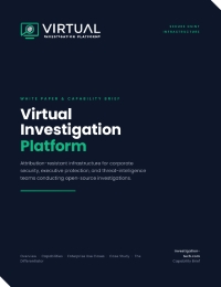 Secure OSINT Infrastructure - Corporate Security