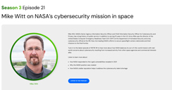 Mike Witt on NASA’s Cybersecurity Mission in Space