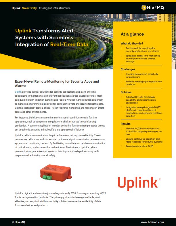 Uplink Transforms Alert Systems with Seamless Integration of Real-Time Data