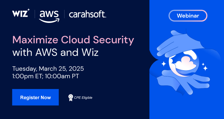 Maximize Cloud Security with AWS and Wiz Event Banner