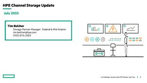 HPE Storage Presentation Tim Belcher