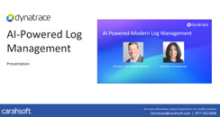 Presentation: AI-Powered Log Management