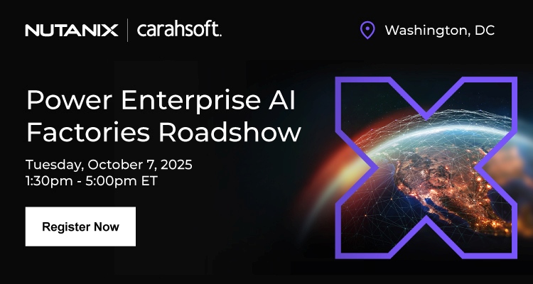 Power Enterprise AI Factories Roadshow Event Banner