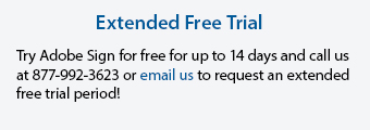 Adobe Extended Free Trial