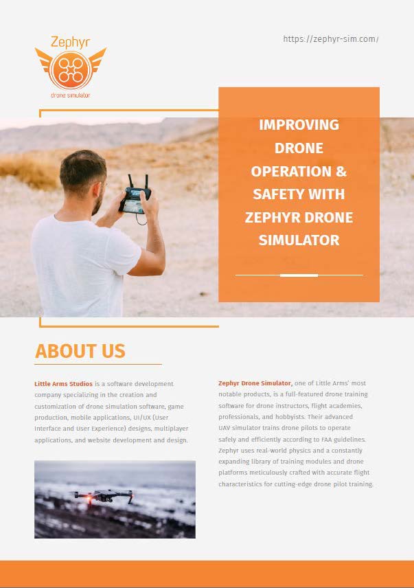 Improving Drone Operation & Safety with Zephyr Drone Simulator