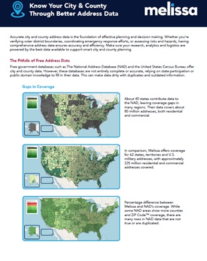 Know Your City & County Through Better Address Data