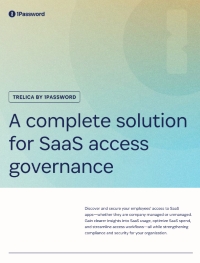 Trelica by 1Password: A complete solution for SaaS access governance