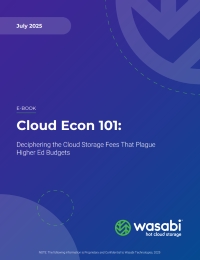 Cloud Econ 101: Deciphering the Cloud Storage Fees that Plague Higher Ed Budgets