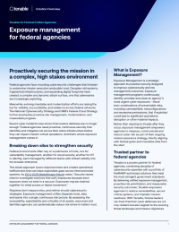 Exposure Management for Federal Agencies